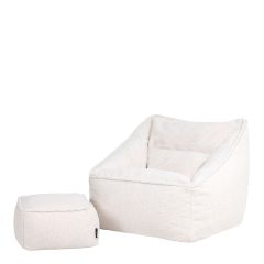 icon® Natalia Borg Armchair Bean Bag & Footstool