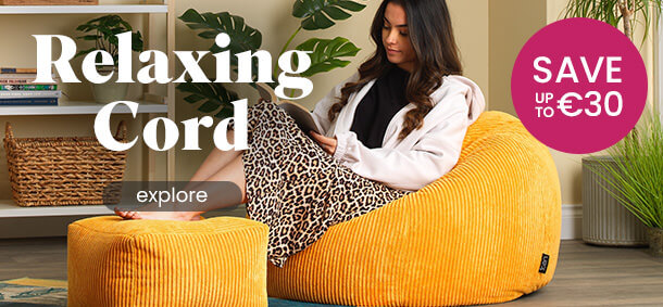Cord Bean Bags Save Up to €30
