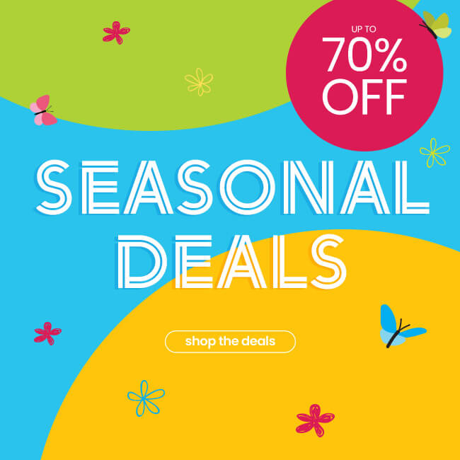 Seasonal Deals Up to 70% Off